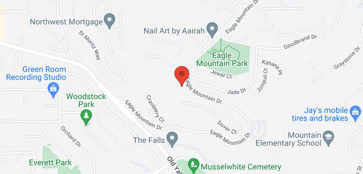 map of 2461 EAGLE MOUNTAIN DRIVE